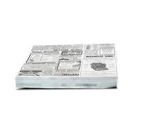 Hostelnovo - Napperon Journal - 250 unités - Design Times - Mode Vintage pour Votre Table - Dimensions : 31 x 43 cm