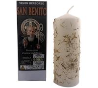 HOSTENATURA Voile herboréale Saint-Benoît 14 x 6 cm | Protection spirituelle et nettoyage énergétique | Voile ésotérique rituel