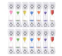 HOSTK 14pcs 3min Dent Brosse Sablier Sablier Sablier Sablier Brosse À Dents Horloge pour Enfants Enfants Cadeau Jeux Cuisiner Réunion Lecture Salle De uisine Home Office Décoration
