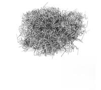 Hot Staples Kit de réparation de pare-chocs de voiture 1200 pièces pour soudeur en plastique 0,6 mm 0,8 mm