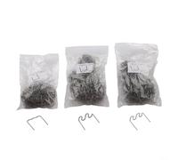 Hot Staples Kit de soudure en plastique pour réparation de pare-chocs de voiture - Clous d'angle plats ondulés de 0,6 mm et 0,8 mm pour carrosserie et tableau de bord