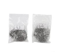 Hot Staples Lot de 1 000 recharges en plastique pour réparation de véhicules 0,6 mm 0,8 mm clous métalliques et pièces thermoplastiques (angle droit)