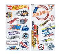 Hot Wheels Autocollants muraux réutilisables pour chambre d'enfant, piste de voiture, salle de jeux, décoration de chambre à coucher pour garçons et filles Paladone