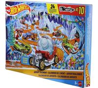 Hot Wheels Calendrier De L’Avent 2026 Avec 10 Véhicules En 1:64
