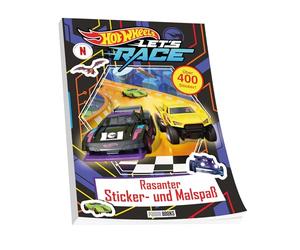 Hot Wheels(TM) Let's Race: Rasanter Sticker- und Malspaß: Sticker- und Malblock