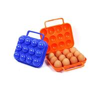 Hotaden 1pc Aléatoire Cuisine Organisateur Cuisine Réfrigérateur 12 Oeufs Conteneur Boîte de Rangement Organisateur Boîte Frigo (Couleur aléatoire)