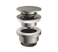 Hotbath Mate bonde clic avec vis ronde nickel brossé P710GN
