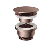 Hotbath Mate bonde toujours ouverte avec vis ronde cuivre brossé PVD P708BCP