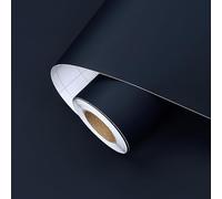 HotDecor Papier Peint Bleu Marine Papier Adhésif Pour Meuble Cuisine Papier Peint Adhésif Mural Chambre Enfant Rouleau Adhesif Decoratif Bleu Foncé Revetement Adhesif Meuble Plan De Travail 40 x 200cm