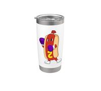 Hotdog Boxer Gants de boxe Boxe Gobelet isotherme en acier inoxydable double paroi