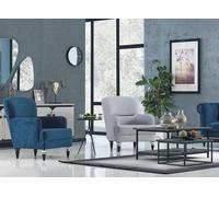 Hôtel Meubles Loung Club Fauteuil Design Cinéma Lobby Meubles 2pcs Set Gris