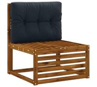 Hothingwell Coussin de Dossier Palette Bleu Foncé 100% Polyester | Housse déhoussable, fermeture éclair, mousse légère, lavable en machine à 30°C, séchage basse température