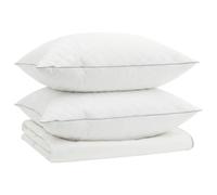 Hothingwell Ensemble de Couette 3 pc 240 x 260 cm Duvet d'oie 90% Coton | Literie moderne, couette été, housse coton respirant, certifié OEKO-TEX, lavable machine 30℃, gonflant durable