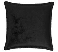 Hothingwell Housse de Coussin 12 pcs Flanelle Noir 45 x 45 cm | Flanelle douce,fermeture éclair,amovible,lavable à la main,usage intérieur,insert non inclus