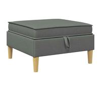 Hothingwell Pouf De Rangement Carre avec Siege Moderne | Cadre En Bois, Coussin En Mousse, Assise Ergonomique, Entretien Facile
