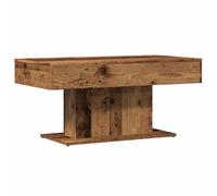 Hothingwell Table Basse en Bois Ancien 96 x 50 x 45 cm | Bois d'ingénierie robuste, surface lisse, entretien facile, usage polyvalent comme table de chevet ou console