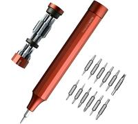 HOTO 24 en 1 Kit de Tournevis de Précision, Manuel, Kit d'outils Mini | Outils magnétiques réparation embouts Torx triangle, pour iPhone, Switch, PS4, PS5, lunettes, montres, PC portables