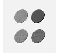 HOTO Lot de 4 tampons de rechange, compatibles avec la brosse rotative électrique sans fil HOTO Flexi