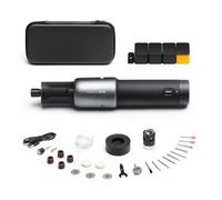 HOTO Outil Rotatif Multifonction sans Fil 35 en 1, lumière annulaire LED | Batterie 2000 mAh, 5 vitesses 5000-25000 tr/min, charge Type-C. Pour sculpture, meulage, coupe, polissage et soin des ongles