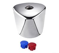 Hotte de robinet à poignée rotative en plastique conçue pour la réparation du robinet, avec construction en alliage de zinc pour une durabilité accrue