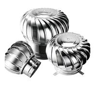 Hotte Non Alimentée,Ventilation Efficace Du Grenier,Ventilateur De Sortie. | Alimenté par le vent résistant aux intempéries,for bouches d'aération et for systèmes d'échappement(160mm/6.3in)