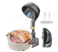Hotte portable pour cuisine, ventilateur d'échappement portable, ventilateur d'échappement portable filtrant les fumées avec faible bruit pour cuisine, barbecue intérieur, cuisine de camping-car et
