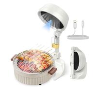 Hotte portable pour cuisine, ventilateur d'échappement portable, ventilateur d'échappement portable filtrant les fumées avec faible bruit pour cuisine, barbecue intérieur, cuisine de camping-car et