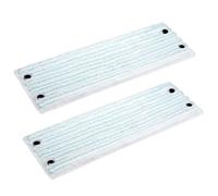 HOTUT Housses de Rechange en Microfibre, 2 Pièces Housse de Rechange avec Boucle, Compatible avec Leifheit Clean Twist M Micro Duo, Housse pour Vadrouille Nettoyante et Absorbante, pour Tous Les Sols