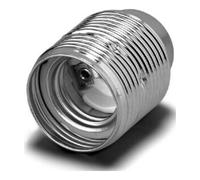 Houben Houben Douille E27 avec filetage M10x1, argenté, 102842 Quantité:1