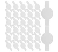 HOUDERCO 100 Feuilles de Papier Sulfurisé Rond Prédécoupé Lot de 100 Pièces pour Pâtisserie Maison avec Languettes pour Démoulage Facile, Papier Antiadhésif en Silicone