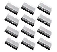 HOUDERCO 12pièces Boîte de Rangement pour Ongles Organisateur de Faux Ongles Noir Compact et Coffret Pratique pour Salon de Manucure et Présentation Ongles Accessoire Nail Art Polyvalent