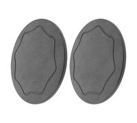 HOUDERCO 2 Pièces Soucoupe pour Plantes en Terre de Diatomée Absorbante à Séchage Rapide, Plateau Rond Minimaliste pour Plantes D'intérieur et Décoration Maison
