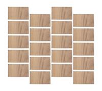 HOUDERCO 20 Pièces Coin en Bois Triangulaire Marron pour Réparation de Manche de Marteau, Support Sécurisé et Renforcement Facile des Outils en Atelier