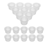 HOUDERCO 200 Bouchons en Plastique Ronds pour Flacons de Parfum 28 Dents, Design Encastré et Joint Souple, Préservent L'évaporation en Bureaux et Salons