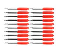 HOUDERCO 50pcs Lames de Coupe en Acier Tungstène pour Traceur de Découpe, Couteau Rotatif 45°, Coupe Nette pour Papier Fin et Ruban Adhésif, Accessoires pour Lettrage