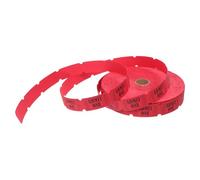 HOUDERCO Billets de tombola numérotés en papier rouge 2,5 x 5 cm pour récompenses en t prix de porte, rouleau de 2000 tickets pour événements