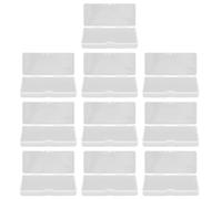 HOUDERCO Boîtes de Rangement Plastique Design Lot de 10 pour Récupération de Lames de Rasoir Stockage de Petits Objets, Usage Quotidien