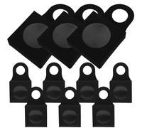 HOUDERCO Coffret Cadeau Vin 25 Pièces en Papier Kraft Noir avec Fenêtre, Poignée Portable, Facile à Transporter, pour Bouteilles de Whisky et Bière à Domicile ou Fête de Départ