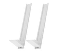 HOUDERCO Distributeur de Canettes de Soda Automatique 2pcs en Plastique Blanc avec Poussoir Réglable Grosse Capacité pour Réfrigérateur et Magasins de Proximité