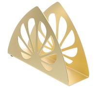 HOUDERCO Distributeur de Mouchoirs de Table en Fer Doré, Porte-papier de Table Vertical Rond, Design Rétro Créatif, Facile à Utiliser pour Restaurant et Café