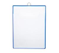 HOUDERCO Dossier Suspendu A4 Transparent Pochette de Rangement Plastique Stable pour Classeurs Muraux et Organisation de Bureau