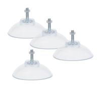 HOUDERCO Pieds de coupe-frites commerciaux en PVC 8,4 cm Lot de 4 à visser avec fonction antidérapante pour trancheuse à frites en cuisine professionnelle