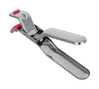 HOUDERCO Pinces Antidérapantes en Acier Inoxydable pour Assiettes et Bols, 18 CM, Accessoire Cuisine pour Réchauffage et Cuisson Plaques Chauffantes