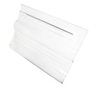HOUDERCO Plaque de Toiture en Acrylique Antirouille Compacte pour Terrasse et Restaurant, comme Décoration Solaire Extérieure et Protection de Serrage