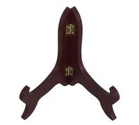 HOUDERCO Présentoir à Assiettes Décoratives en Bois Courbé, Support de Plaques Élégant et Créatif pour Affichage Bureau, pour Maison et Décoration