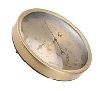 HOUDERCO Station Météo Vintage Baromètre Intérieur Analogique Thermomètre Hygromètre Compacte et Légère pour Maison