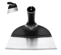 Houe à Main 9,25 Pouces en Acier pour Désherbage et Jardinage | Tête Remplaçable, Œillet Rond, Lame Large, Binette Jardinage Manche Long, sans Manche, pour Potagers et Bordures