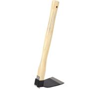 Houe à main ergonomique avec manche en bois, en acier au carbone, légère, pour le désherbage du jardin et de la mai