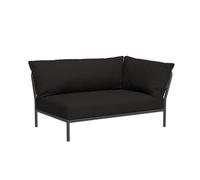 Houe - Canapé de jardin rembourré Noir