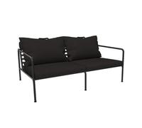 Houe - Canapé de jardin rembourré Noir
